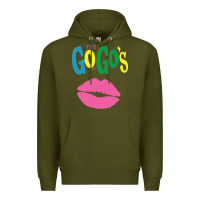 Army Green the go go's müsïc Premium Hoodie - linhVisuals