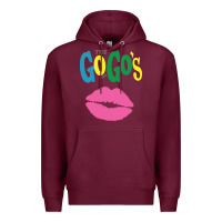 Burgundy the go go's müsïc Premium Hoodie - linhVisuals
