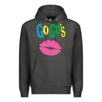 Charcoal Heather the go go's müsïc Premium Hoodie - linhVisuals
