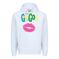 White the go go's müsïc Premium Hoodie - linhVisuals
