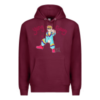 Burgundy yung gravy müsïc Premium Hoodie - linhVisuals