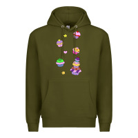Army Green cupcakes! Premium Hoodie - linhVisuals