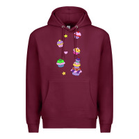 Burgundy cupcakes! Premium Hoodie - linhVisuals