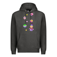 Charcoal Heather cupcakes! Premium Hoodie - linhVisuals