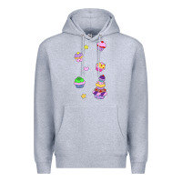 Heather Grey cupcakes! Premium Hoodie - linhVisuals