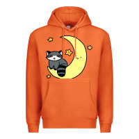 Carrot crescent moon raccoon Premium Hoodie - linhVisuals