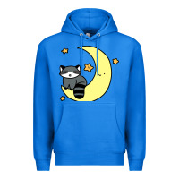 True Royal crescent moon raccoon Premium Hoodie - linhVisuals