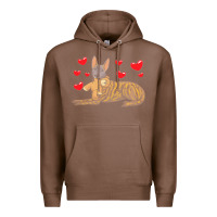 Chestnut dutch shepherd dog t  shirt dutch shepherd dog with stuffed animal and Premium Hoodie - linhVisuals