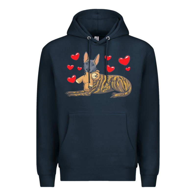 Dutch Shepherd Dog T  Shirt Dutch Shepherd Dog With Stuffed Animal And Premium Hoodie by linhVisuals | Teevron