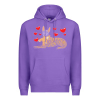Purple dutch shepherd dog t  shirt dutch shepherd dog with stuffed animal and Premium Hoodie - linhVisuals