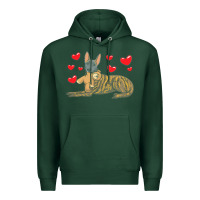 Sports Green dutch shepherd dog t  shirt dutch shepherd dog with stuffed animal and Premium Hoodie - linhVisuals