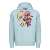 Blue Mist cute guitarist dixie kong Premium Hoodie - linhVisuals