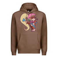 Chestnut cute guitarist dixie kong Premium Hoodie - linhVisuals