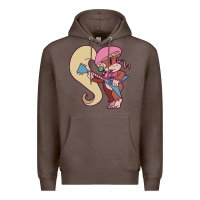 Coffee cute guitarist dixie kong Premium Hoodie - linhVisuals