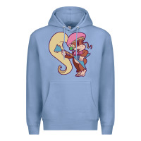 Colony Blue cute guitarist dixie kong Premium Hoodie - linhVisuals