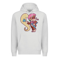 Dove Grey cute guitarist dixie kong Premium Hoodie - linhVisuals