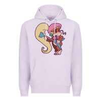 Lilac cute guitarist dixie kong Premium Hoodie - linhVisuals