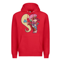 Red cute guitarist dixie kong Premium Hoodie - linhVisuals