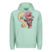 Seafoam cute guitarist dixie kong Premium Hoodie - linhVisuals