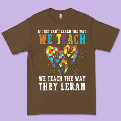 Autism Awareness Teacher Premium Tee Designed By Cowhidedigitalart