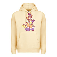 Pina Colada cute turtle stack Premium Hoodie - linhVisuals