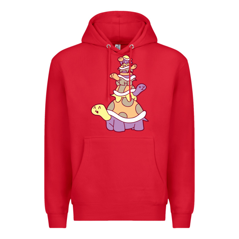 Cute Turtle Stack Premium Hoodie by linhVisuals | Teevron