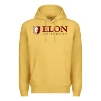 Antique Gold ELON UNIVERSITY Premium Hoodie - linhVisuals