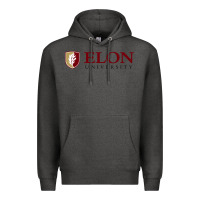 Charcoal Heather ELON UNIVERSITY Premium Hoodie - linhVisuals