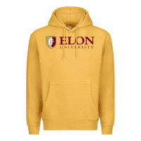 Mustard ELON UNIVERSITY Premium Hoodie - linhVisuals