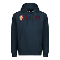 Navy ELON UNIVERSITY Premium Hoodie - linhVisuals