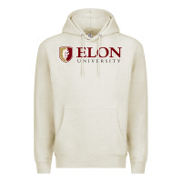 Oatmeal Heather ELON UNIVERSITY Premium Hoodie - linhVisuals