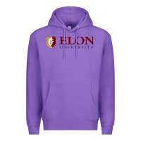 Purple ELON UNIVERSITY Premium Hoodie - linhVisuals