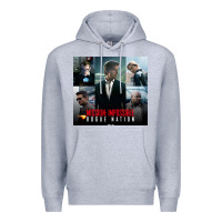 Heather Grey Mission Impossible Premium Hoodie - linhVisuals