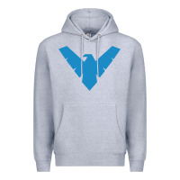 Heather Grey nightwing Premium Hoodie - linhVisuals