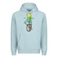 Blue Mist dat boi watercolor unicycle frog Premium Hoodie - linhVisuals