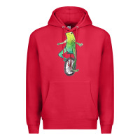 Dat Boi Watercolor Unicycle Frog Premium Hoodie | Teevron