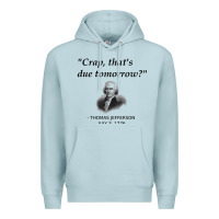 Blue Mist funny thomas jefferson usa history teacher student gift t shirt Premium Hoodie - linhVisuals