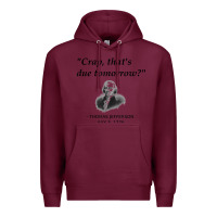 Burgundy funny thomas jefferson usa history teacher student gift t shirt Premium Hoodie - linhVisuals