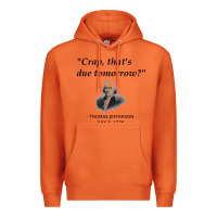 Carrot funny thomas jefferson usa history teacher student gift t shirt Premium Hoodie - linhVisuals