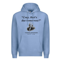 Colony Blue funny thomas jefferson usa history teacher student gift t shirt Premium Hoodie - linhVisuals