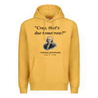 Mustard funny thomas jefferson usa history teacher student gift t shirt Premium Hoodie - linhVisuals
