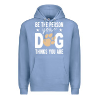 Colony Blue be the person your dog thinks you are t  shirt be the person your dog Premium Hoodie - linhVisuals