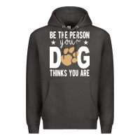 Smoke be the person your dog thinks you are t  shirt be the person your dog Premium Hoodie - linhVisuals