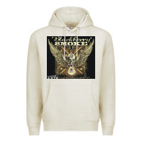 Oatmeal Heather Blackberry Smoke Premium Hoodie - linhVisuals