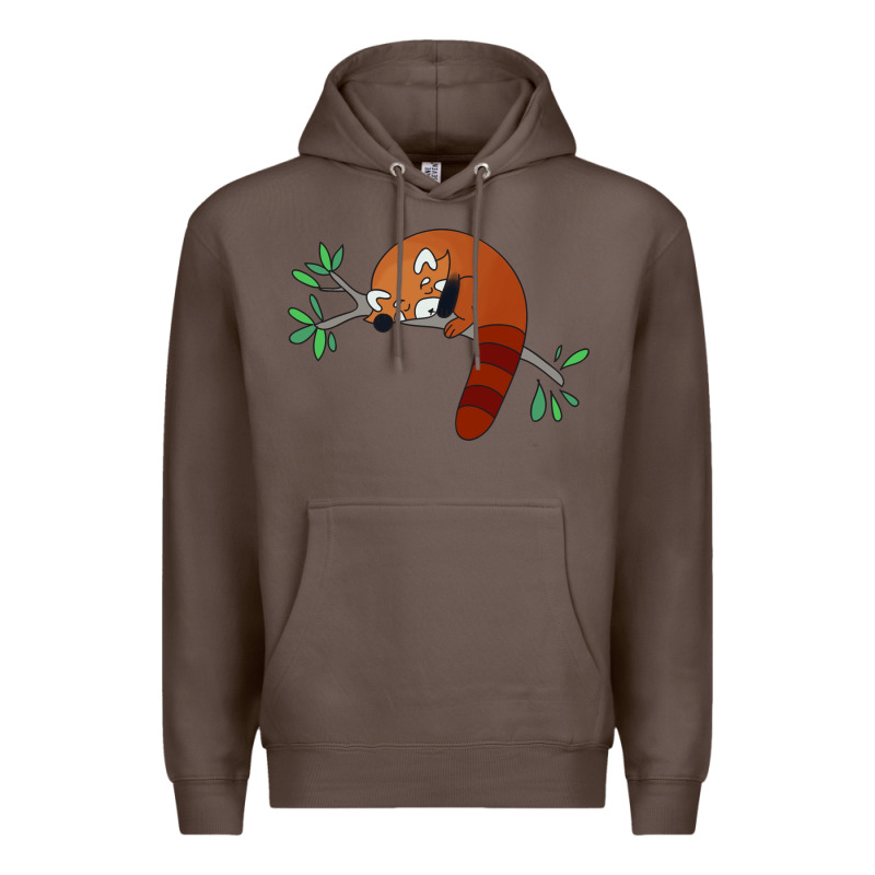 Red Panda Sleeping Premium Hoodie by linhVisuals | Teevron