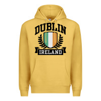Antique Gold dublin ireland Premium Hoodie - linhVisuals