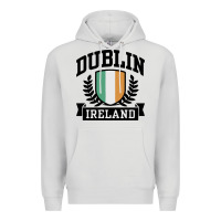Dove Grey dublin ireland Premium Hoodie - linhVisuals