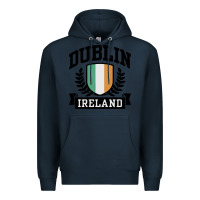 Navy dublin ireland Premium Hoodie - linhVisuals