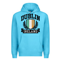 Ocean Blue dublin ireland Premium Hoodie - linhVisuals