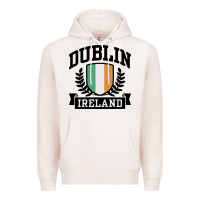 Pale Pink dublin ireland Premium Hoodie - linhVisuals